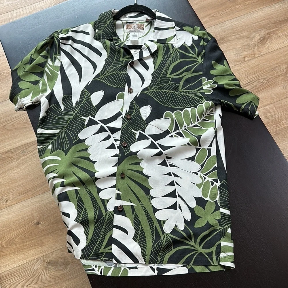 Kalaheo made in Hawaii USA Hawaiian shirt SZ S-L
